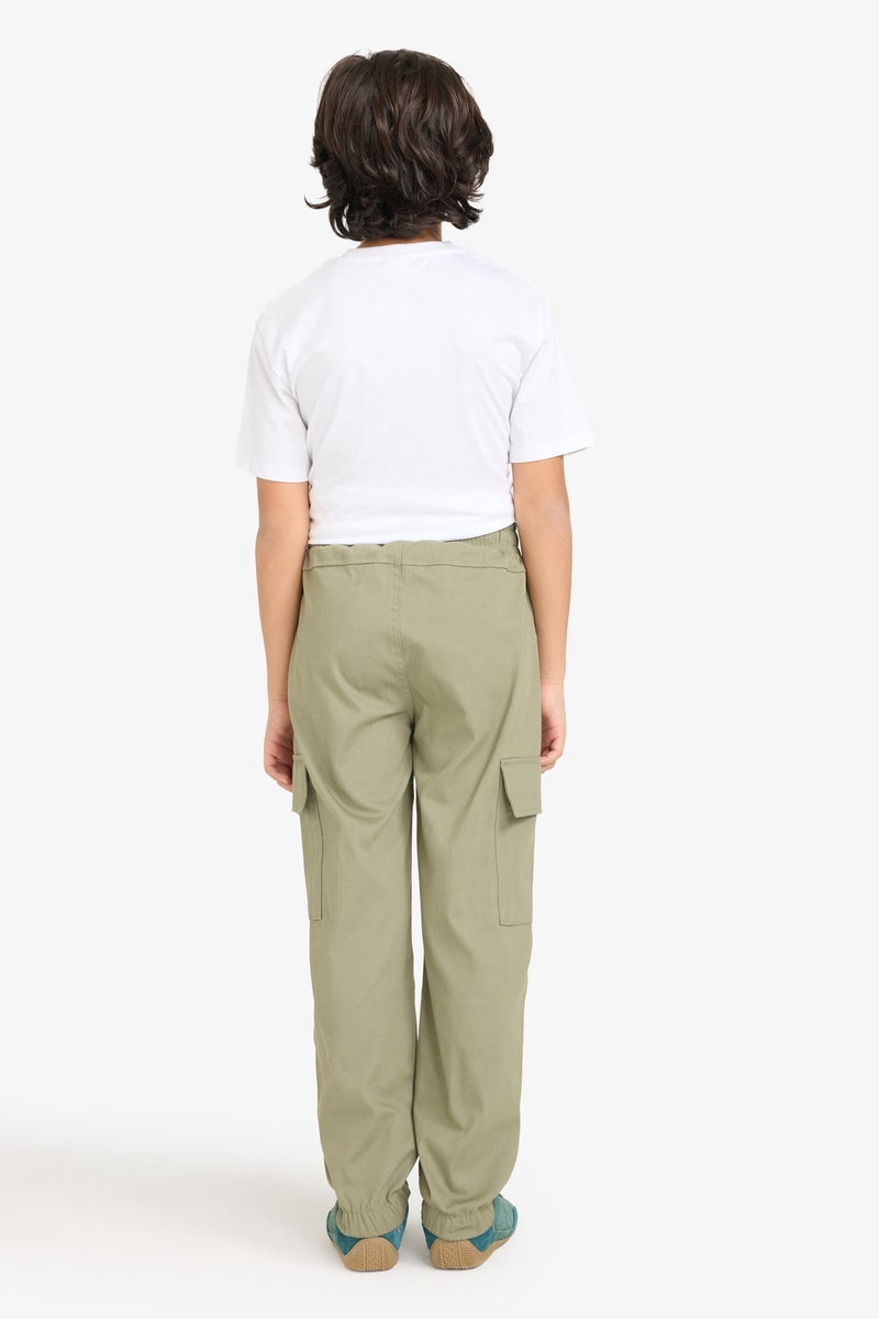 ديفاكتو بنطلون اولادي كارجو جوجر جبردين بجيب كارجو - Image 5